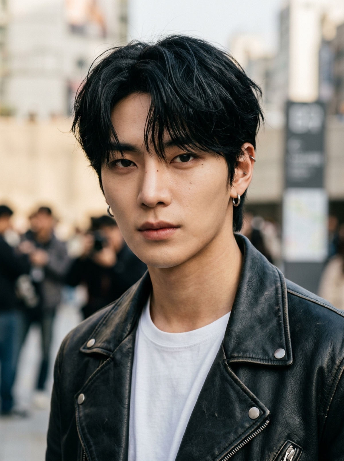 Jun Park — KI-generiertes Model (K-Fashion · Asien)